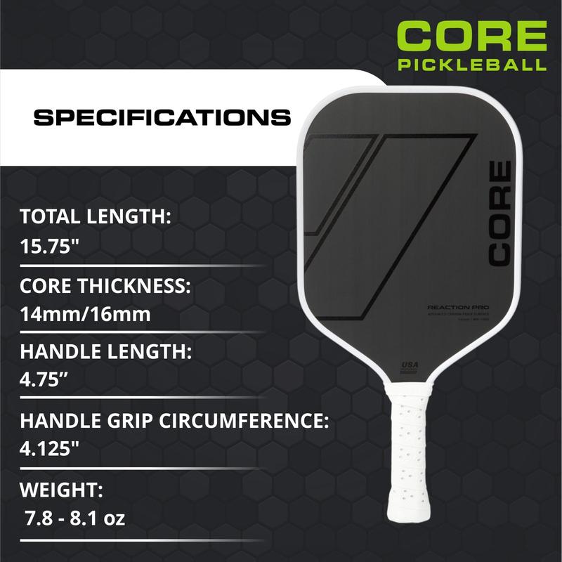 Carbon Fiber Pickleball Paddle with Protective Cover